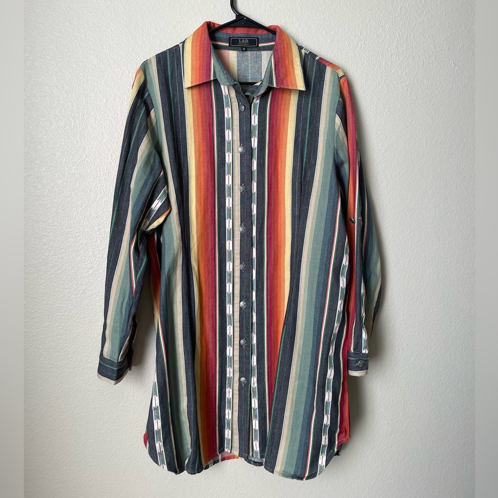 L&B button up shirt dress